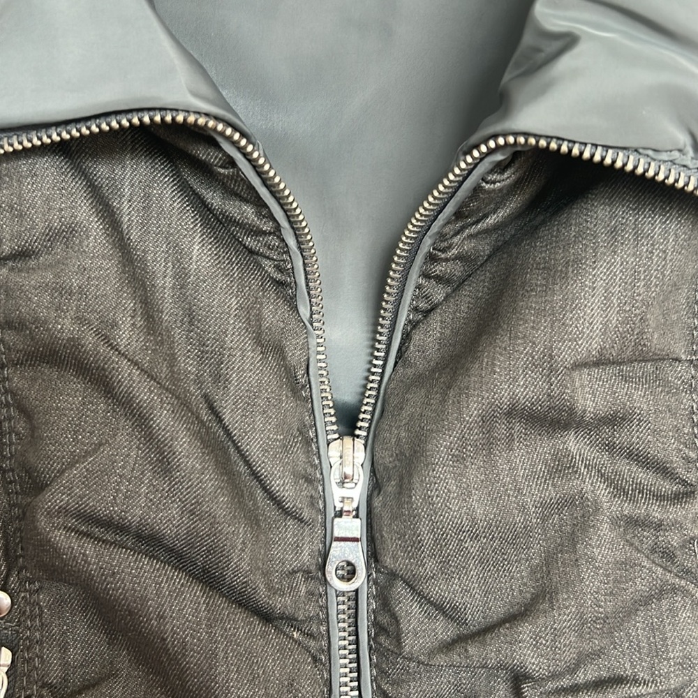NWT! Denim Parachute Belted Vest by Sugarfly - Picture 7 of 7